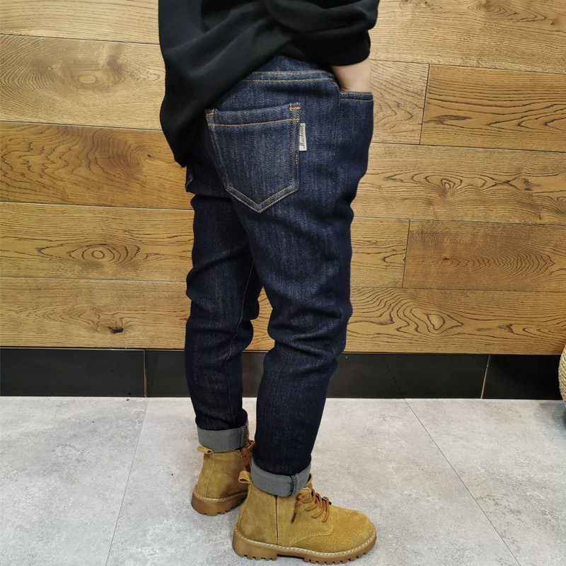 儿童加绒一体绒牛仔裤子小脚修身瘦版铅笔裤2023冬季新款男童长裤,童装/婴儿装/亲子装,儿童牛仔裤,淘宝优惠券,粉丝福利购,淘宝优惠卷