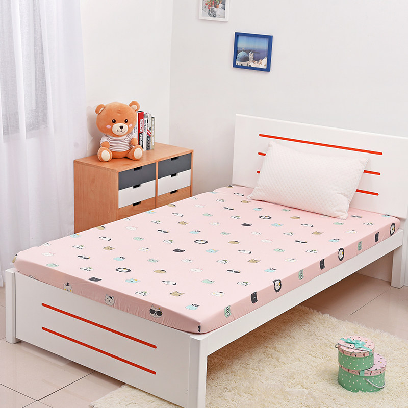 A类全棉60支长绒棉床笠65x120x90x100x135x150x190x200薄棕垫床罩