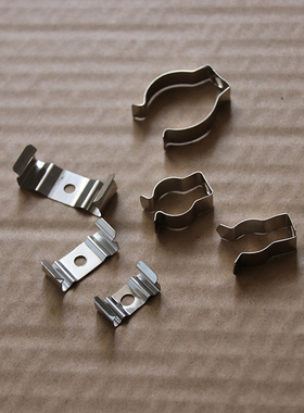 T4T5T8支架卡子灯管卡扣led一体支架灯安装卡扣灯饰配件灯管卡子