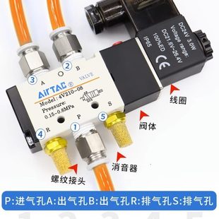 亚德客标准气缸小型气动大推力SC32X40X50X63X75X100X125X150X75S