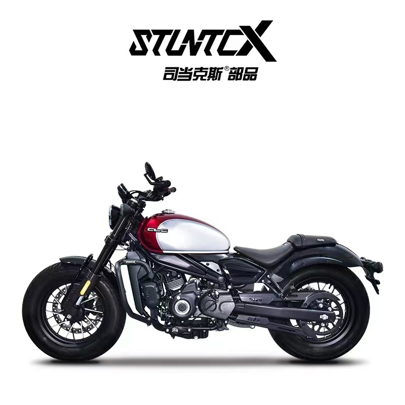 stuntcx护杠适配春风450CLC护杠摩托车保险杠改装配件防摔杠护架