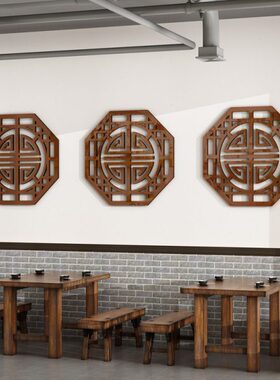 饭店墙面装饰创意大厅包厢间挂画中式复古小吃火锅烧烤餐饮馆壁画