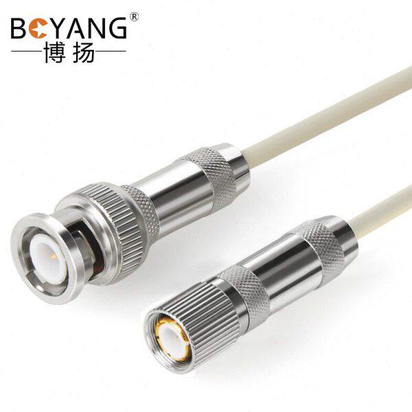 博扬2M跳线BNC-L9 2M兆E1接头成品跳线syv-75-2-1同轴电缆DDF10米