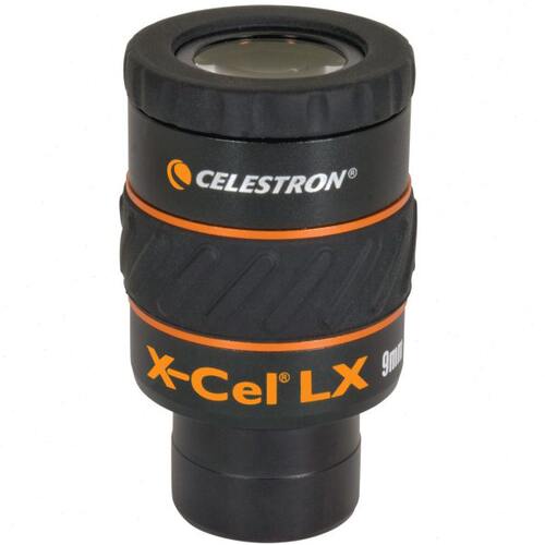 星特朗 X-CEL LX 9mm目镜 60度超广角 星云/行星目镜 1.25英寸