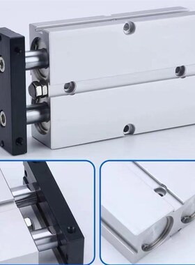 厂促气动双调程杆双轴缸气双杠大推力TN2X40X50可行汽压缸带磁101