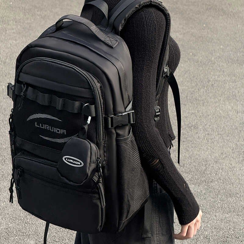 潮流日系双肩包大容量校园初高中学生书包女休闲大容量电脑背包男,箱包皮具/热销女包/男包,双肩背包,淘宝优惠券,粉丝福利购,淘宝优惠卷