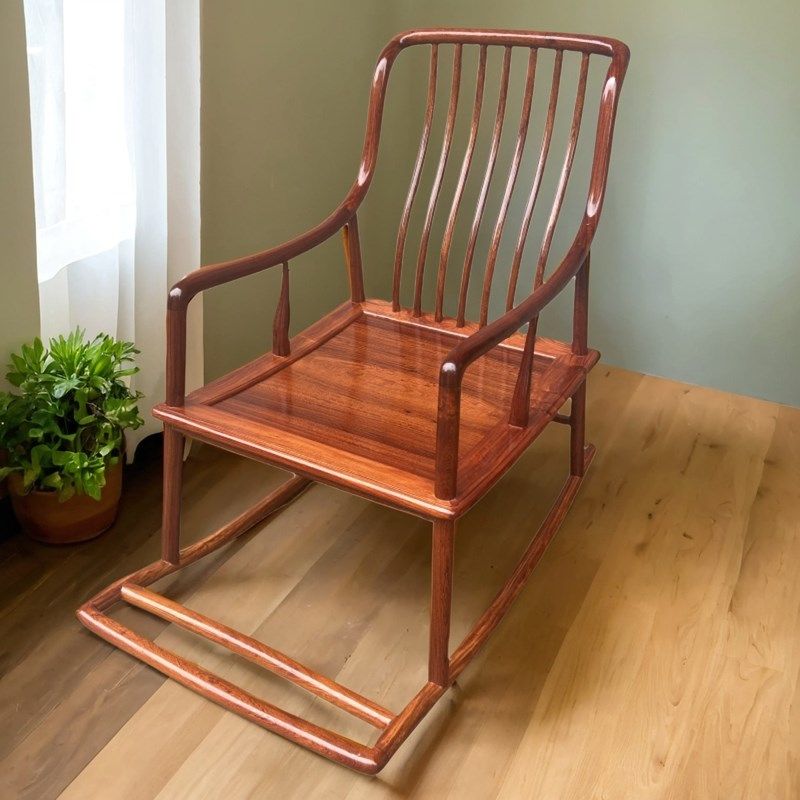花梨木摇椅躺椅大人红木住宅家具成人客厅庭院阳台休闲榫卯办公室,住宅家具,摇椅,淘宝优惠券,粉丝福利购,淘宝优惠卷