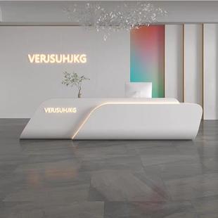 烤漆前台接待台欧式售楼部商场酒店服务台咨询台公司吧台商用吧台