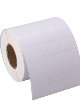 双三排PP合成纸30X20 15 10 32X19 25碳带条码打印机37不干胶标签