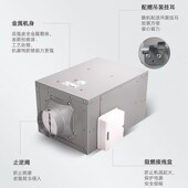 绿岛风直流式 送风机排气扇管道风机强力轻音商用抽风机排风换气扇