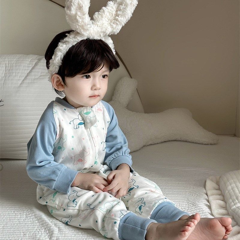 M 六层婴儿睡袋春秋宝宝可包脚竹棉纱布分腿防踢被儿童安睡神器,婴童用品,睡袋/防踢被,淘宝优惠券,粉丝福利购,淘宝优惠卷