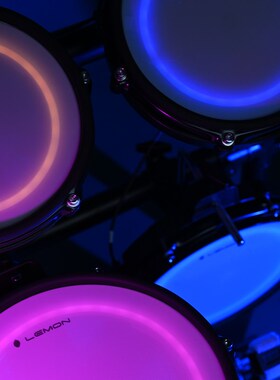 新品LEMON柠檬发光电子鼓B-50/B-55全网皮电子鼓成人少儿电架子鼓