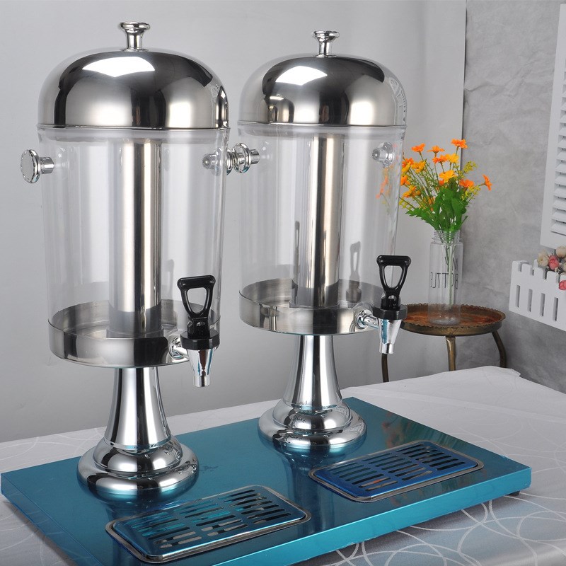 厂家 不锈钢果汁鼎果汁机y自助饮料机冷饮机奶茶桶多头自助餐