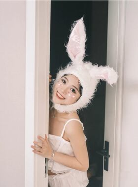 新款兔年主题孕妇拍照服装小清新可爱妈咪艺术照写真摄影道具套装