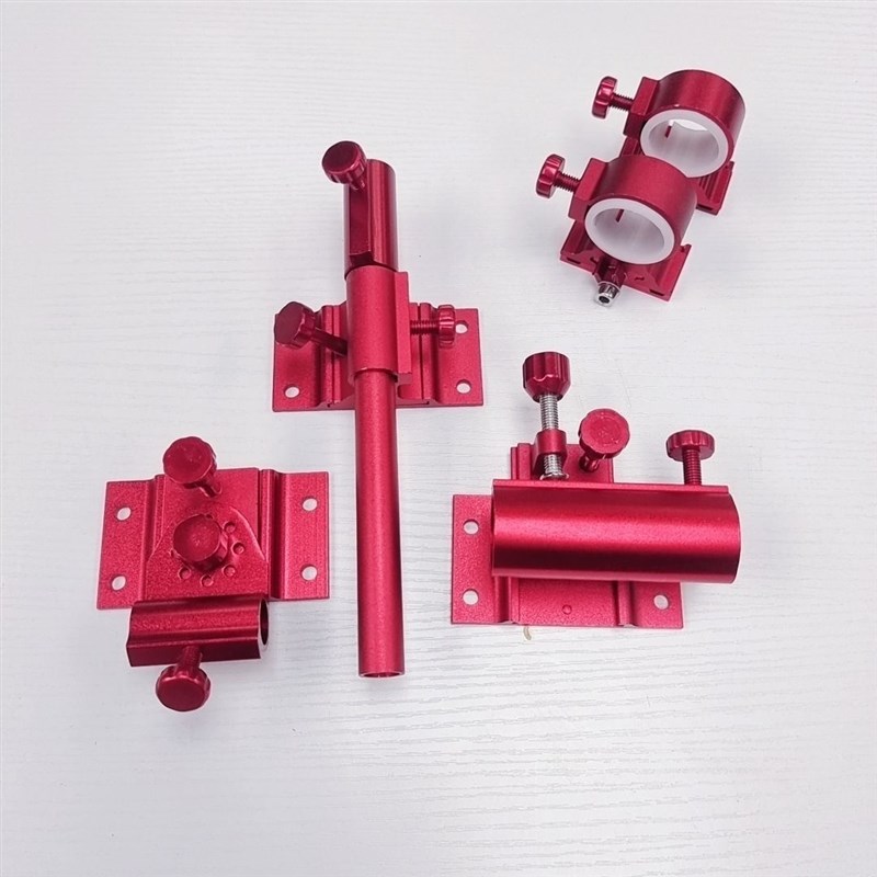 钓箱配件三件套镁铝合金插片式加厚钓鱼通用鱼护炮台架饵盘架伞架