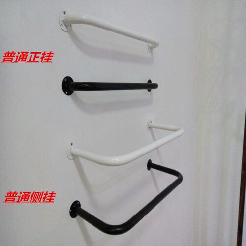 服装店上墙i货架女装衣服架童装店展示架壁挂式侧挂铁艺架子