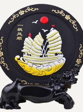 创意家居饰品活性炭雕红福字工艺B摆件企业商务礼品个性化印制