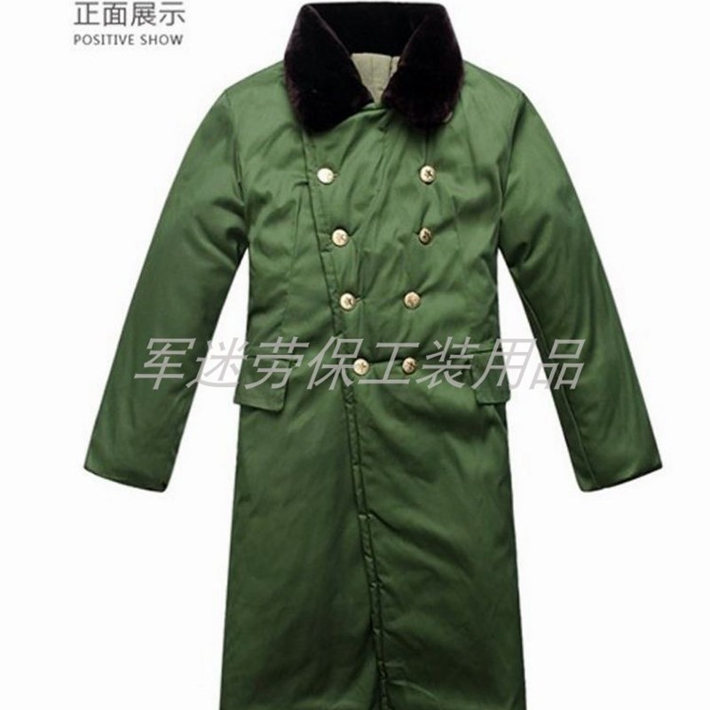 87军绿棉大衣短款男军大衣短款女加厚棉大衣中长款棉花棉袄冷库棉