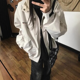 初秋韩系外套女款春秋2024新款潮牌设计感小众棒球服休闲工装夹克