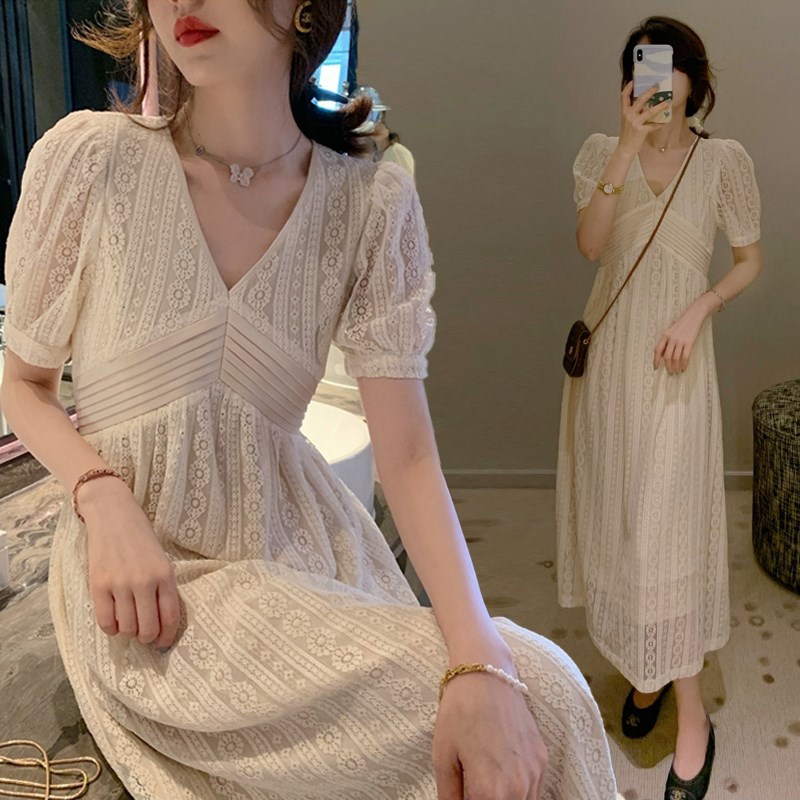 哺乳连衣裙夏外出辣妈q款V领哺乳裙产后哺乳期夏季女装喂奶连衣裙