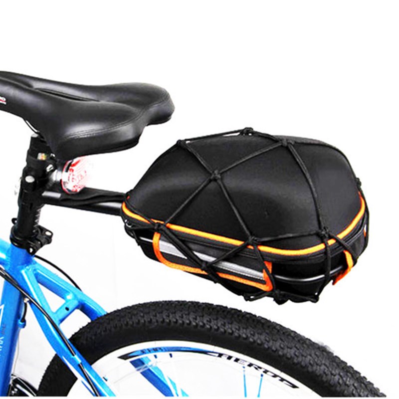 自行车硬壳快拆式后货架包 驮包尾箱+后货架硬壳包W山地车货架包