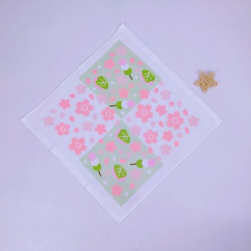 毛巾美术a馆彩方巾日式和风纯棉家用提花纱布小手帕子吸水薄款速