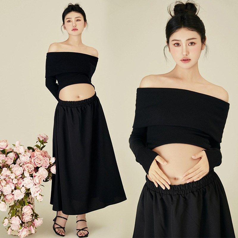 影楼新款清新孕妇照服装简约风高级感孕妈大肚照写真连衣裙在家拍,孕妇装/孕产妇用品/营养,影楼服装,淘宝优惠券,粉丝福利购,淘宝优惠卷