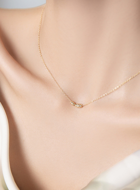 小众高级设计感轻奢银项链2025新款女款锁骨链女简约颈链纯银配饰