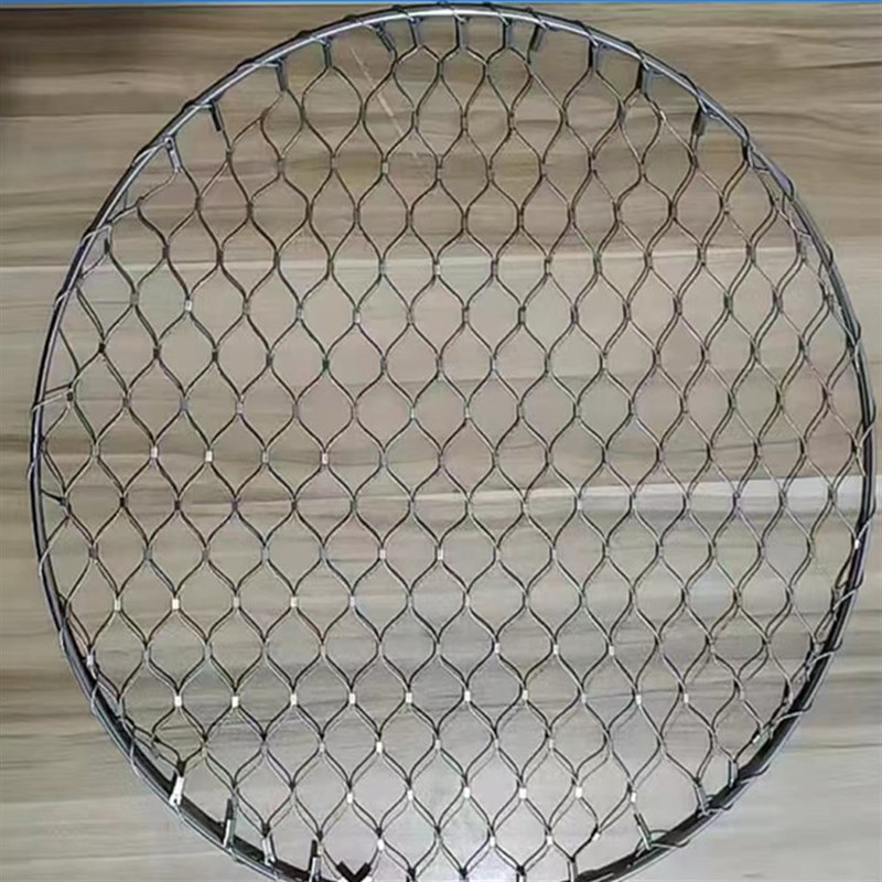 井盖 600mmm-800mm直径不锈钢防坠绳网