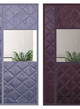 侧开冬季棉门帘加厚家用空调v保暖挡风保温隔断帘隔音防寒帘子卧