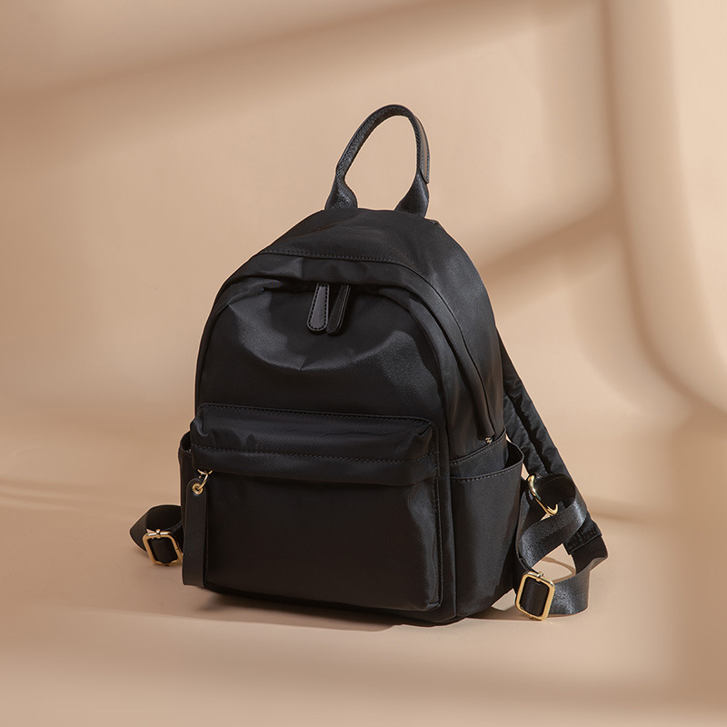 百搭背包女轻便新款双肩时尚牛津布帆布大容量包包女士旅游双肩包