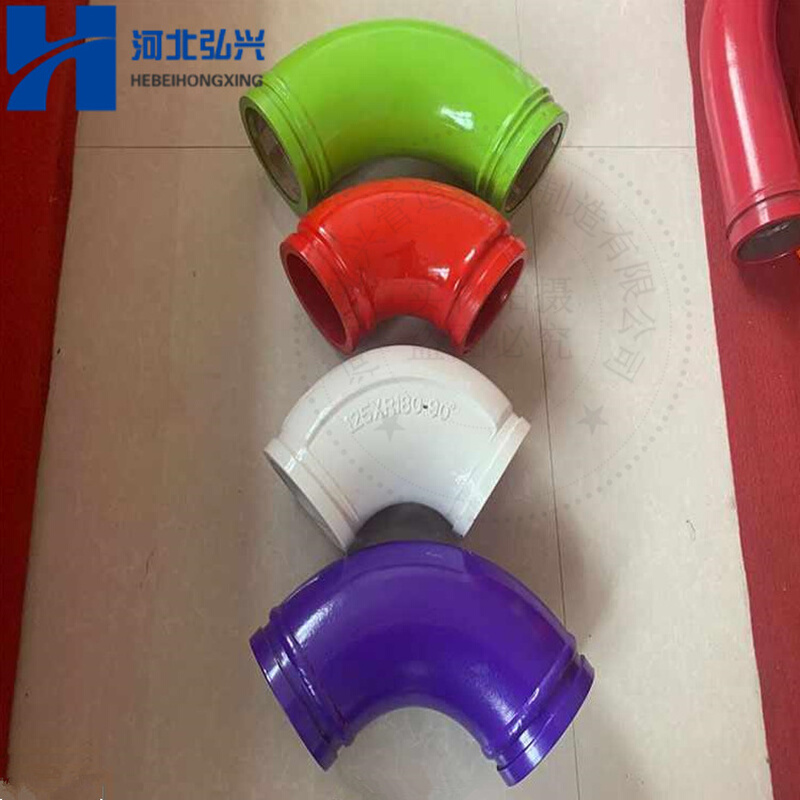 六万方双层耐*磨弯头 R275*45°高方量合金弯头