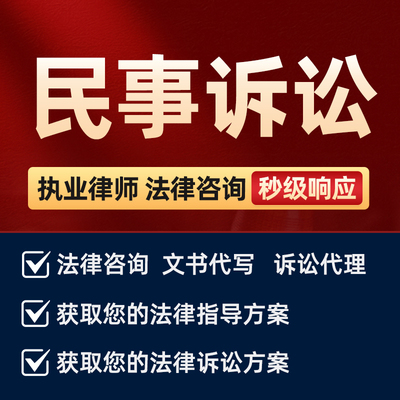 民事纠纷律师法律咨询服务经济债务婚姻房产赔偿交通工伤立案诉讼