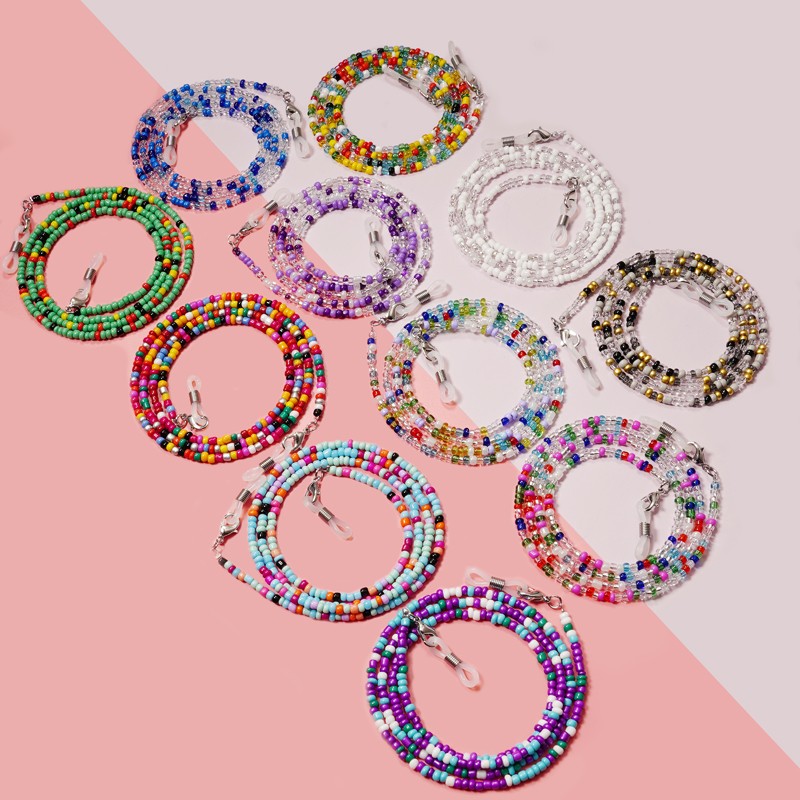 眼镜防滑绳子男女款眼镜链挂脖韩国风时尚复古防掉彩色口罩链挂绳