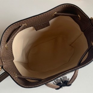 小迷你水桶包PVC配皮红绿布女包手袋 10cm新款 16.5