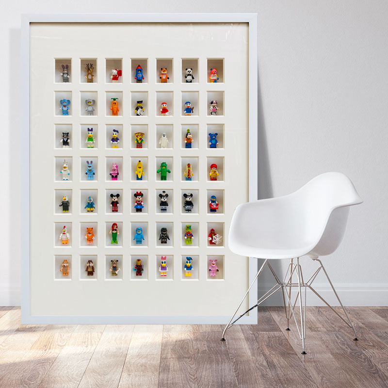 现代简约儿童房装饰画创意积木卡通玩偶小孩房挂画立体实物拼贴画
