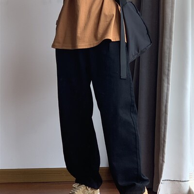 X1617一条自己看着宽松 别人看你刚好又帅气的百搭裤子男女款长裤