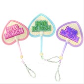 摇钱蒲扇小扇子老式 创意粉色手摇扇拍照道具 便携爱手工夏季