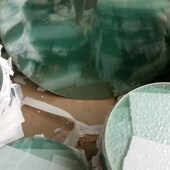 圆形玻璃面茶几面编织茶几玻璃面钢化玻璃圆形玻璃