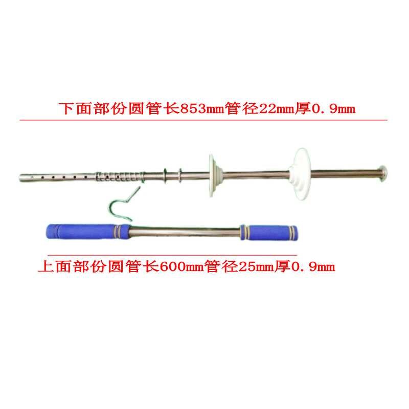 缠绕膜支架手持式不弯腰缠绕膜打包机新款拉直杆式便携拉膜器