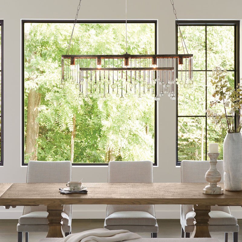 法式复古度假酒店民宿客厅餐厅灯做旧水晶吊灯农舍咖啡厅装饰灯具