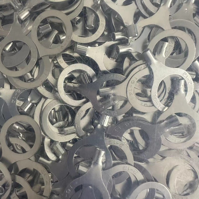 RNB2-12 冷压圆形O型接线端子 裸端头 黄铜线鼻子1000只