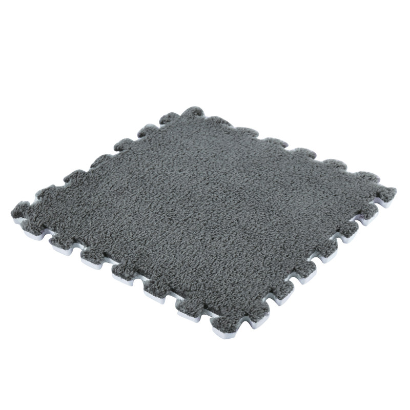 家用地毯卧室满铺爱民宿床边拼接方块绒面洗地垫少女大面积