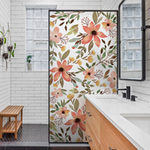 玻璃纸全遮光户膜复古玻璃门静电磨砂玻璃纸防偷窥遮阳膜