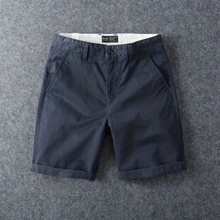 质感男士 外穿弹力5五分裤 休闲短裤 五分裤 潮纯棉百搭日系工装 夏季