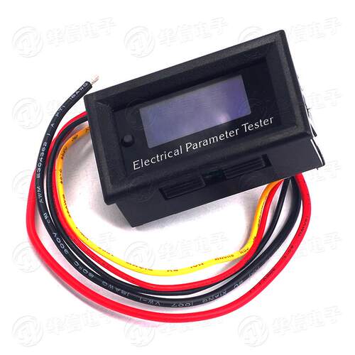 OLED多功能测量仪100V-10A/20A白色电压表电流表头电池容量测试仪