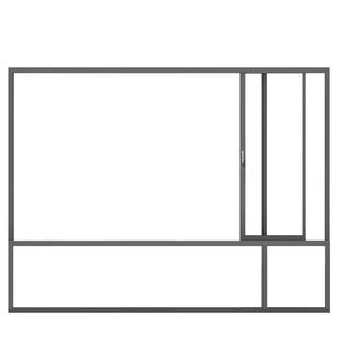 成都平移气密侧压窗定制隔音密封窗断桥铝合金门窗封阳台平开推窗