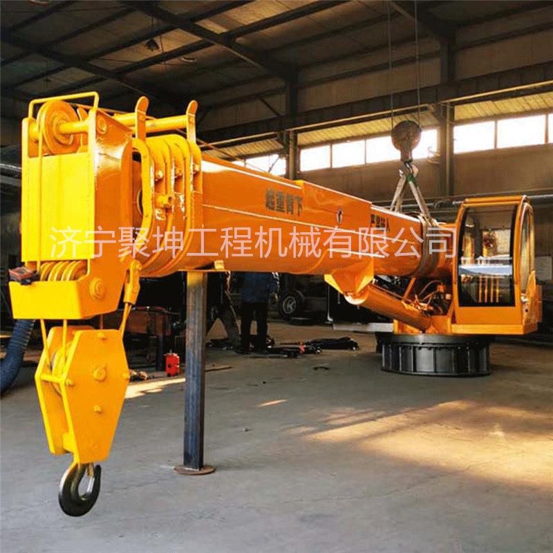 船用固定式液压吊机液压遥控2吨16吨码头吊甲板吊液压伸缩吊臂