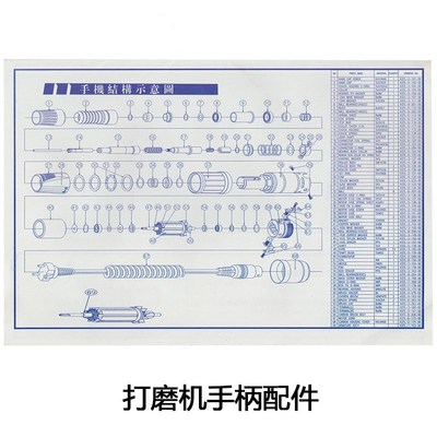 35000转手柄/45000转手柄所有配件/打磨机手柄配件/手机所有配件