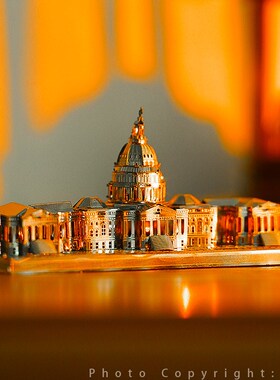 无聊了 拼个国会大厦看看吧!创意3D立体金属拼图模型diy摆件送礼